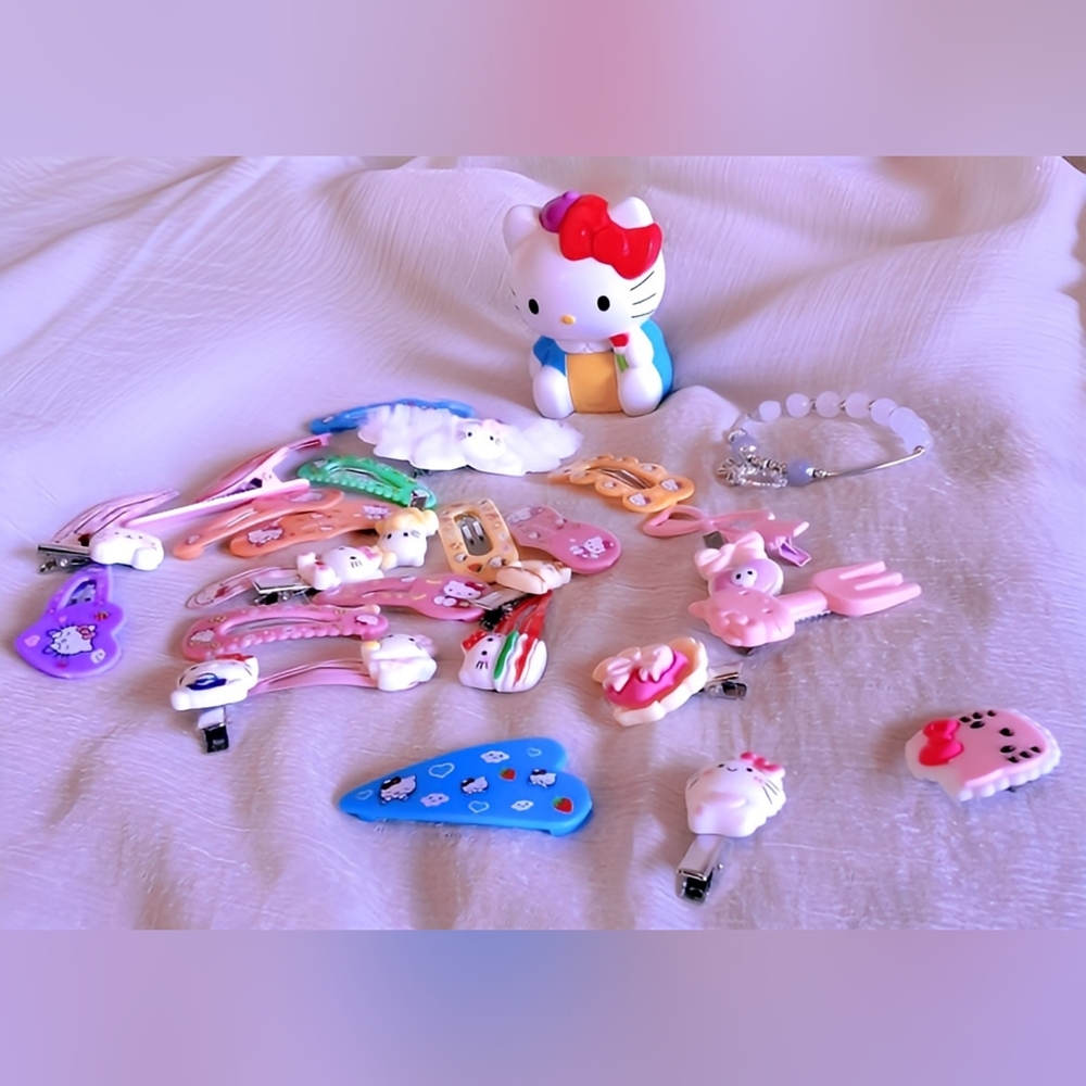 Hello Kitty Hair Accessories Set - Multicolor